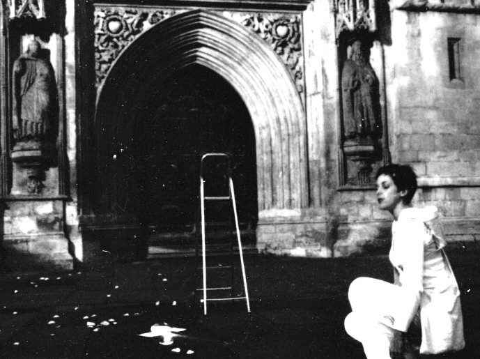 with the flashlights